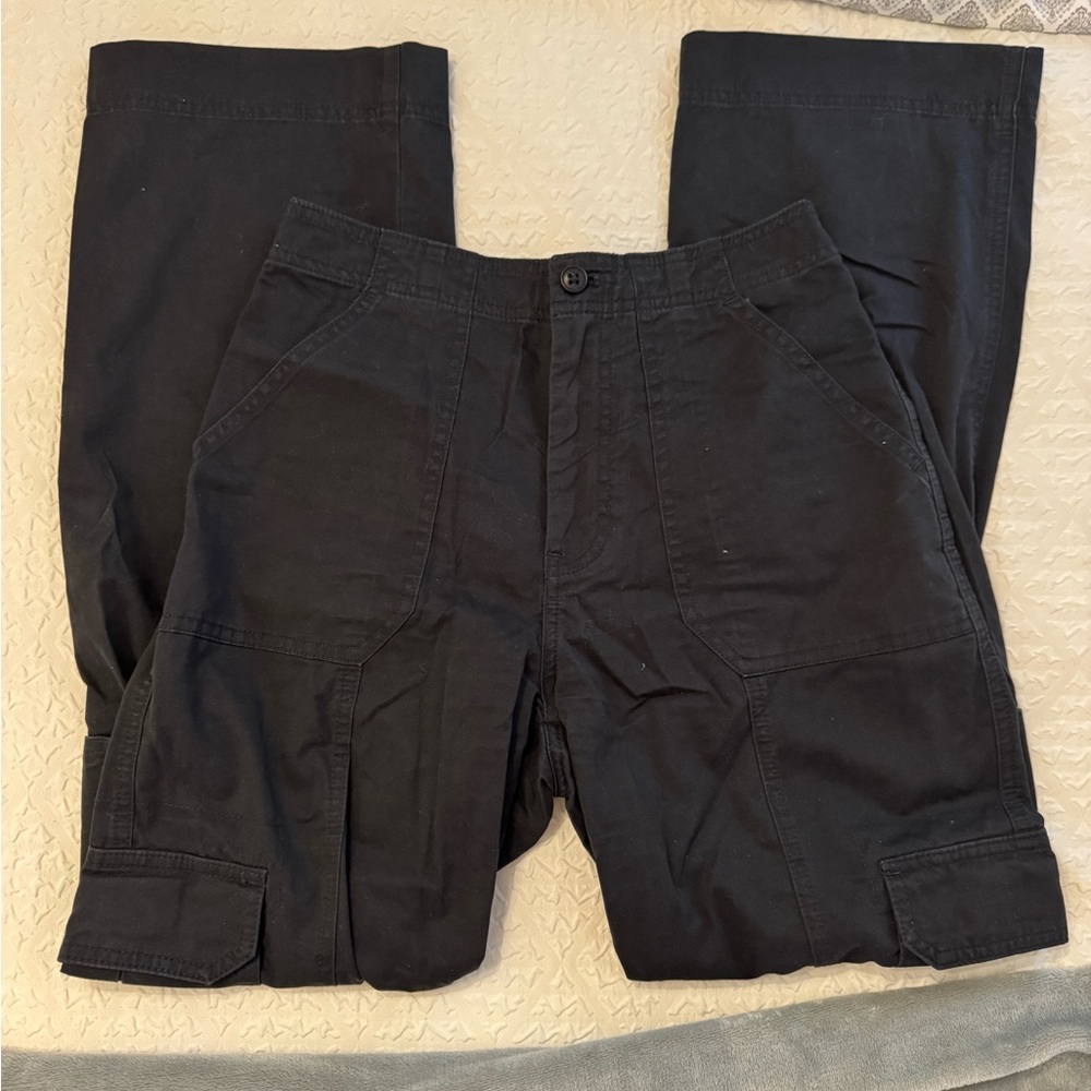 Abercrombie & Fitch Black Cargo Pants